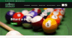 Desktop Screenshot of biliardshop.sk